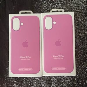 Apple iPhone 16 Plus Silicone Case - Pink